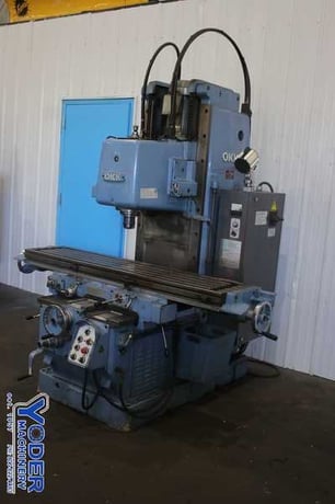OKK #MH-3V, vertical mill, 14-1/4" x65" table, coolant system, automatic lube, digital read out, #50 NS - Image 1