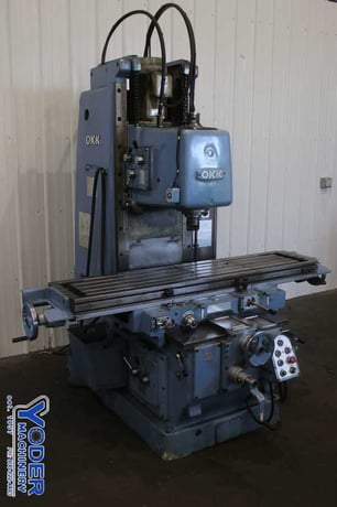 OKK #MH-3V, vertical mill, 14-1/4" x65" table, coolant system, automatic lube, digital read out, #50 NS - Image 7