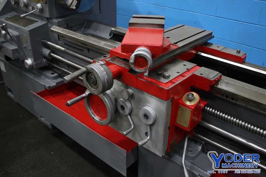 21" x 82" Tarnow #TUJ-50, gap bed engine lathe, 13" swing over cross slide, 3 & 4-jaw chuck, thread dial - Image 4