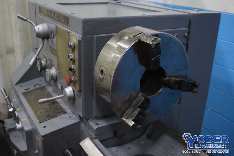 21" x 82" Tarnow #TUJ-50, gap bed engine lathe, 13" swing over cross slide, 3 & 4-jaw chuck, thread dial - Image 7