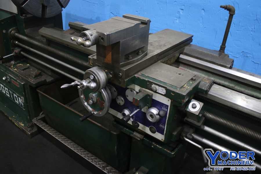 24" x 118" Kingston #HL3000, gap bed engine lathe, 17" swing over cross slide, inch/metric, 10 HP, 1992 - Image 2