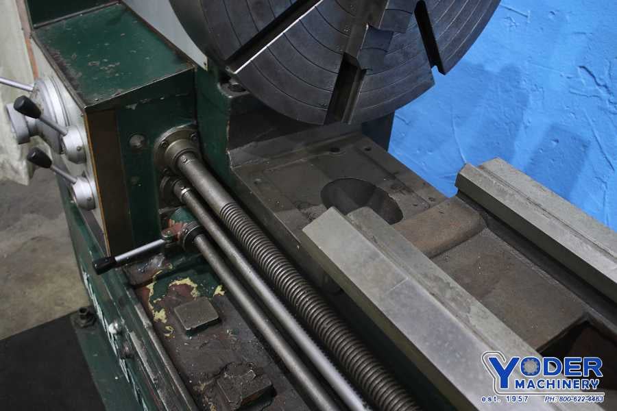 24" x 118" Kingston #HL3000, gap bed engine lathe, 17" swing over cross slide, inch/metric, 10 HP, 1992 - Image 5
