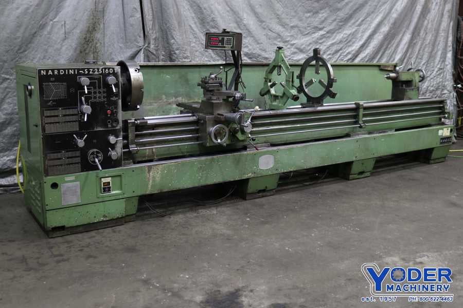 25" x 160" Nardini #SZA26150T, engine lathe, 17-5/16" swing over cross slide, inch/metric, Trak 2-Axis - Image 5