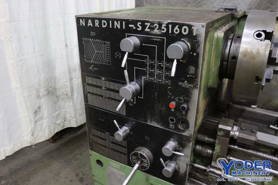 25" x 160" Nardini #SZA26150T, engine lathe, 17-5/16" swing over cross slide, inch/metric, Trak 2-Axis - Image 8