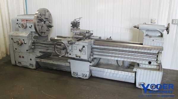 28" x 86" Sirco #PA-24, gap bed engine lathe, inch/metric, taper attachment, hard ways, #61351 - Image 1