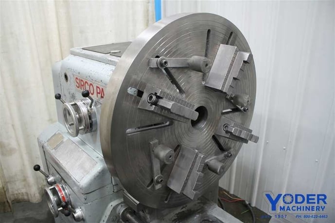 28" x 86" Sirco #PA-24, gap bed engine lathe, inch/metric, taper attachment, hard ways, #61351 - Image 4