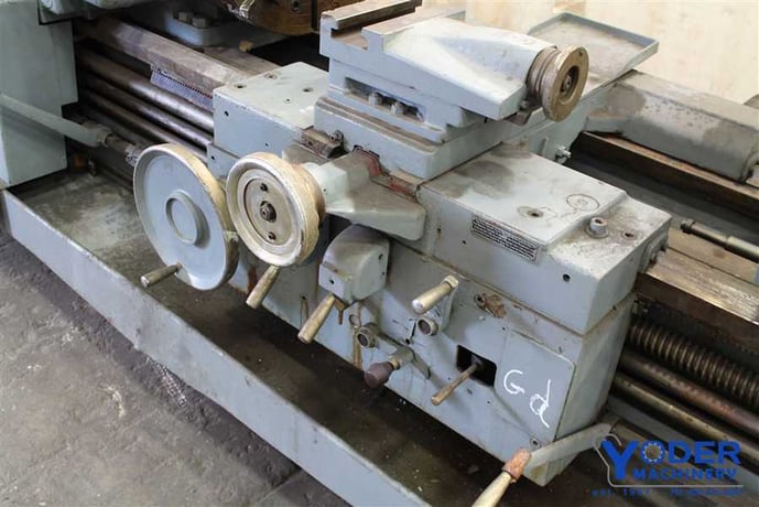 28" x 96"/240" Lodge & Shipley #2516, hollow spindle engine lathe, dual 4-jaw 24" chucks, #61474 - Image 8