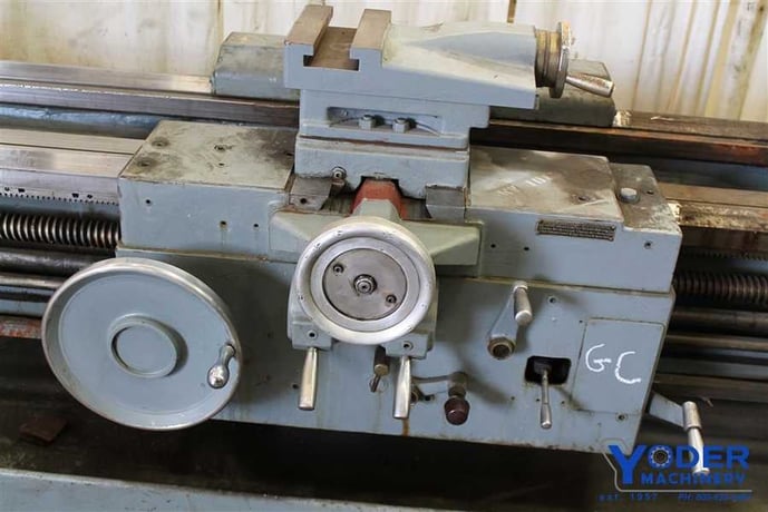 28" x 96"/240" Lodge & Shipley #2516, hollow spindle engine lathe, dual 4-jaw 24" chucks, #61474 - Image 9