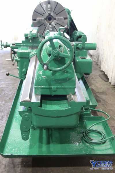30" x 74" Morando #TUR350, engine lathe, 4-jaw chuck, Imperial & metric threads, #70979 - Image 4