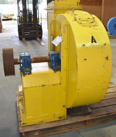 Material handling fan, 38" wheel, 13" width, 19" inlet, 14" x 16" outlet upblast discharge - Image 6