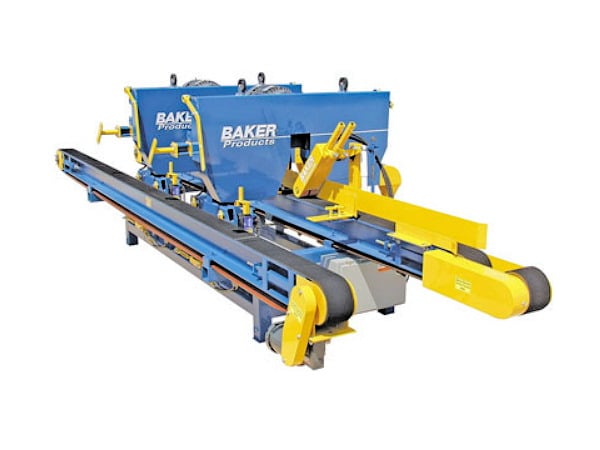 Baker #BX, 2-Head Resaw Band Saw, 12" x 12" cut capacity, 30 HP, 28" diameter band wheel, 120 FPM, 12" width - Image 1