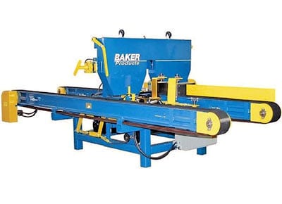 Baker #CX, Horizozntal Band Resaw, 12" H x 12" width, 120 FPM, 30 HP, 28" diameter band wheel, 14'-2" x 1" x - Image 1