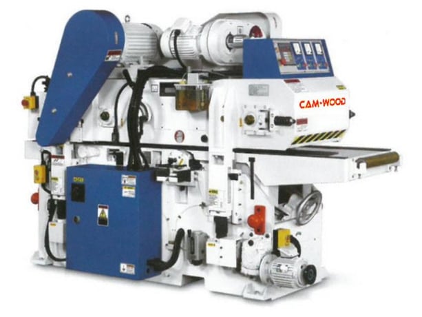 38" x 7" Cam-Wood #PL-38-SX, Top & Bottom Surfacer, 1/4" cut depth, 12" min. L, 52 FPM, 4000 RPM, 40 HP Top - Image 1