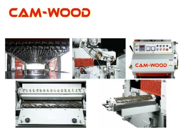 38" x 7" Cam-Wood #PL-38-SX, Top & Bottom Surfacer, 1/4" cut depth, 12" min. L, 52 FPM, 4000 RPM, 40 HP Top - Image 2