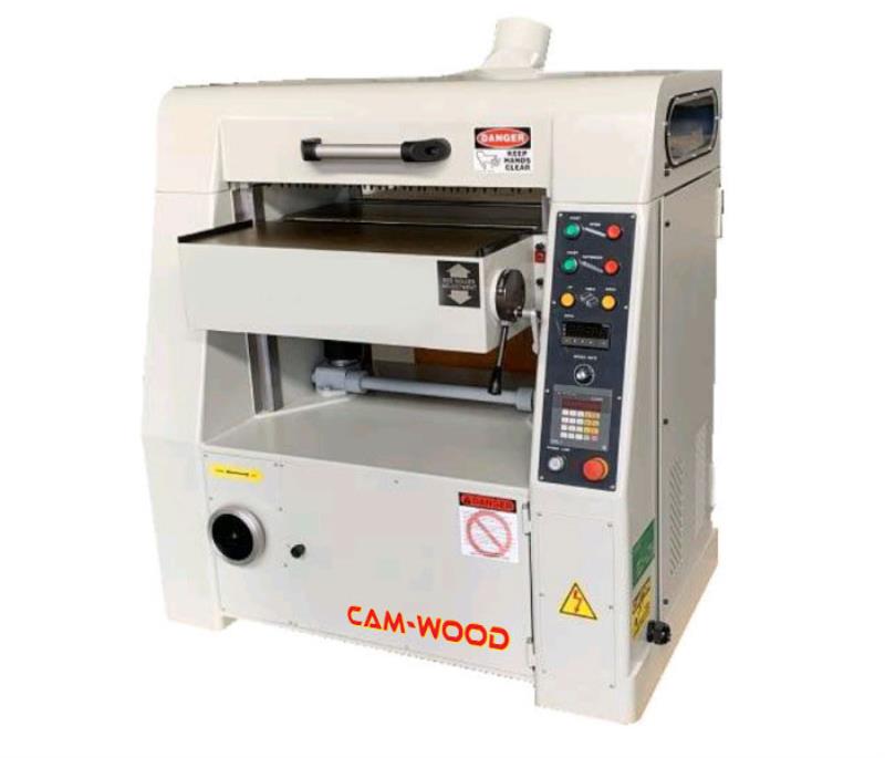 24" Cam-Wood #WP-2400X, Single Sided Planer, 5 HP self-braking motor, (2) large lead screw, (2) exter. adj. - Image 1