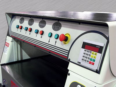 26" x 11-3/4" Cantek #CM626, Helical Head Planer, 0.31" cut depth, 35" x 27" table, 70 FPM, 20 HP, 5000 RPM - Image 2