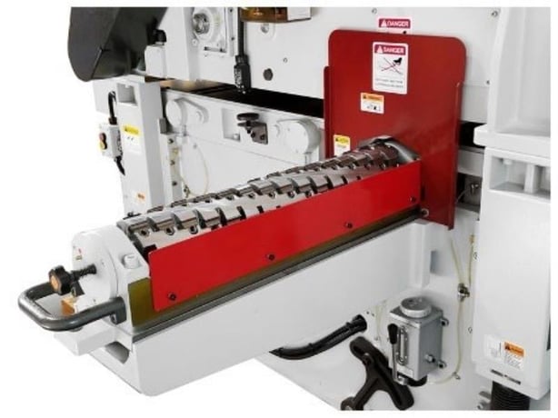 25" x 8" Cantek #GT-635ARD-8, Straightening Planer/Facer, 12.2" min. L, 25 HP Top, 20 HP Bottom, 5400 RPM, 80 - Image 4