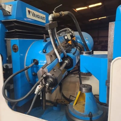 Vanguard #YB3120K, vertical automatic gear hobber, 200mm max diameter, 7.67" cutter slide, 5" max hob - Image 7