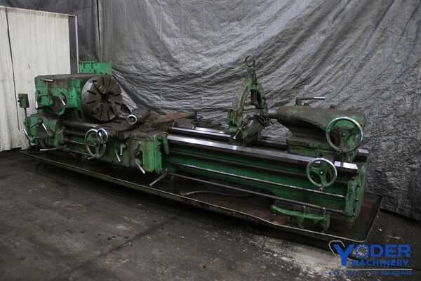 30" x 96" Sidney #LOT-250, engine lathe, 17" swing over cross slide, 4-jaw 24" chuck, steady rest, 25 HP - Image 1