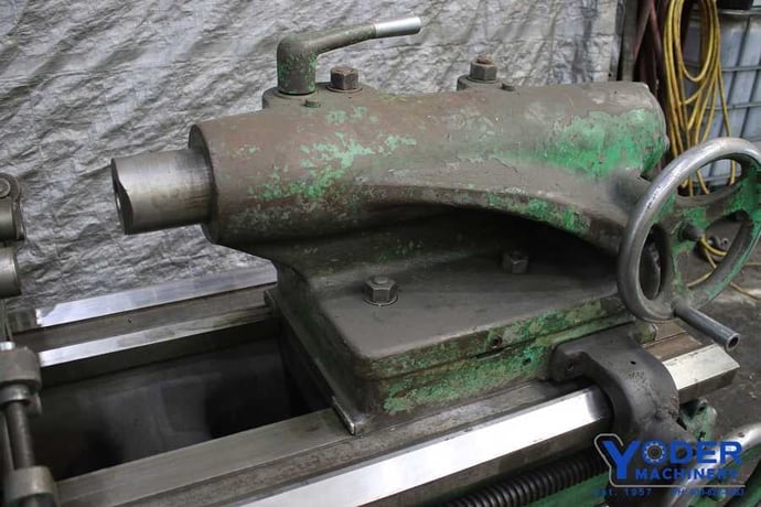30" x 96" Sidney #LOT-250, engine lathe, 17" swing over cross slide, 4-jaw 24" chuck, steady rest, 25 HP - Image 4