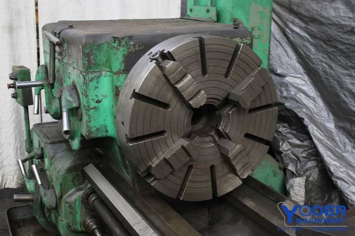 30" x 96" Sidney #LOT-250, engine lathe, 17" swing over cross slide, 4-jaw 24" chuck, steady rest, 25 HP - Image 8