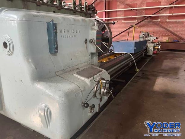 42" x 228" American #Pacemaker, engine lathe, 28-1/2" swing over cross slide, 4-jaw 32" chuck, 20 HP, #75577 - Image 3