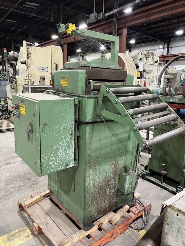 18" x .093" CWP #18B, straightener, 7 rolls, 2" dia rolls, serial #42772, #14186T - Image 2