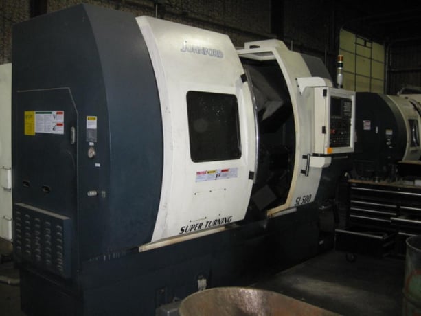Johnford #SL-500CS-Y, 4-Axis CNC Turning Center, 22.8" swing, 3" bar, 28" centers, 2014 - Image 3