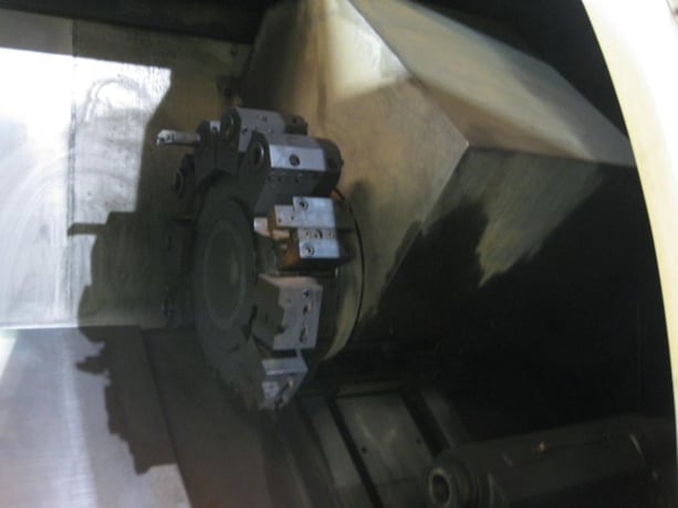 Johnford #SL-500CS-Y, 4-Axis CNC Turning Center, 22.8" swing, 3" bar, 28" centers, 2014 - Image 4
