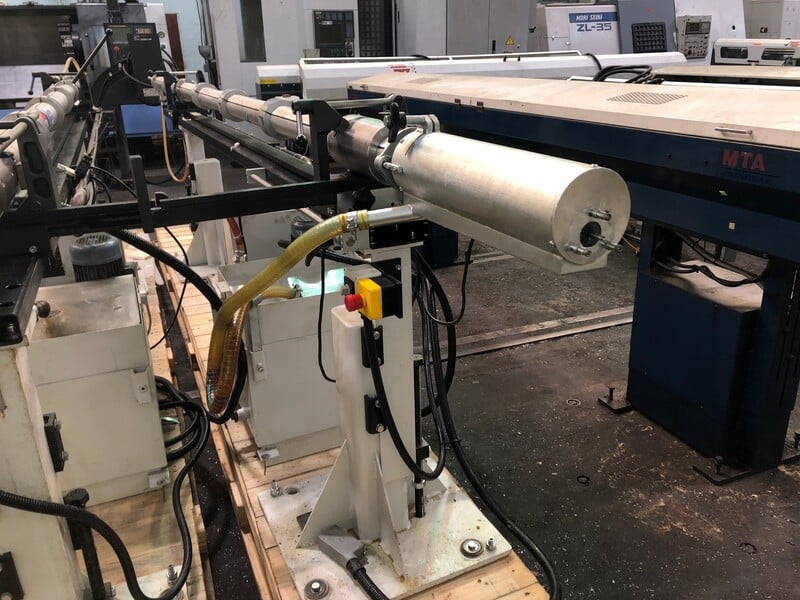 LNS #Super-Hydrobar-3.20HS-4.8, bar feed, hydraulic tank & stands, 2008 - Image 1