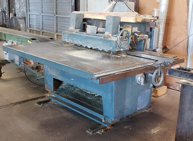 Diehl #SL-52, Single Blade Straight Line Rip-Saw, 15 HP - 3600 RPM belt, 2" arbor, 18" blade diameter, 4-1/4" - Image 1