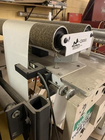 Dusenbery #633AC, 26" wide, 15" rewind diameter, 300 FPM, Micro 1000 web guide - Image 8
