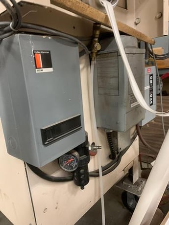 Dusenbery #633AC, 26" wide, 15" rewind diameter, 300 FPM, Micro 1000 web guide - Image 10
