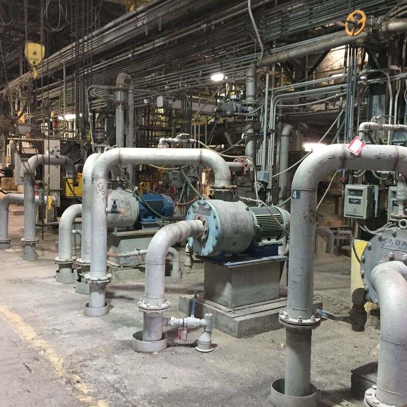 J.H. Horne #Pressure-Formers, 118", pressurized slice, adjustable lip, couch roll & vats - Image 3