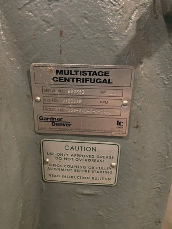 Gardner-Denver #856-6-0-0-0-0-AD, Gardner Denver multistage centrifugal pump, 100 HP - Image 4