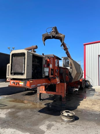 C & C #400XL, logger baler, 84" x 240" up to 90" loading chamber, 2004 - Image 4