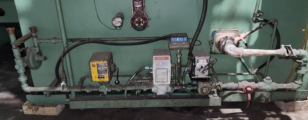 36" width x 24" H x 68" D Holcroft draw furnace with load table & 5 like new baskets, 1200° - Image 2