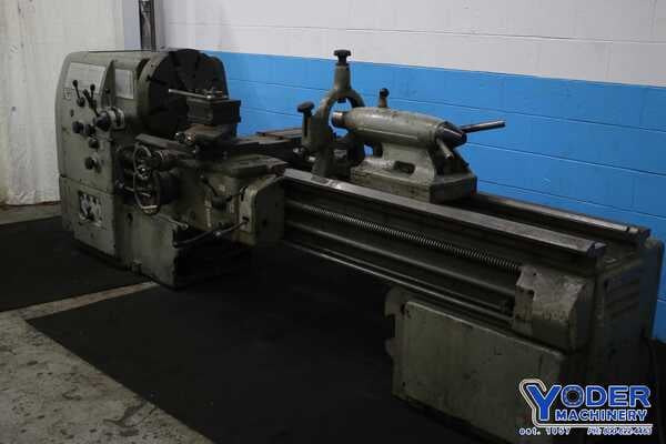 24" x 72" Model #EU500, Hungarian engine lathe, 4-jaw 20" chuck, taper attachment, #74351 - Image 1