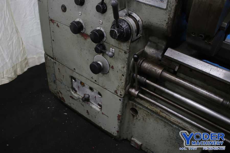 24" x 72" Model #EU500, Hungarian engine lathe, 4-jaw 20" chuck, taper attachment, #74351 - Image 6