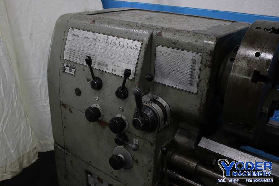 24" x 72" Model #EU500, Hungarian engine lathe, 4-jaw 20" chuck, taper attachment, #74351 - Image 7