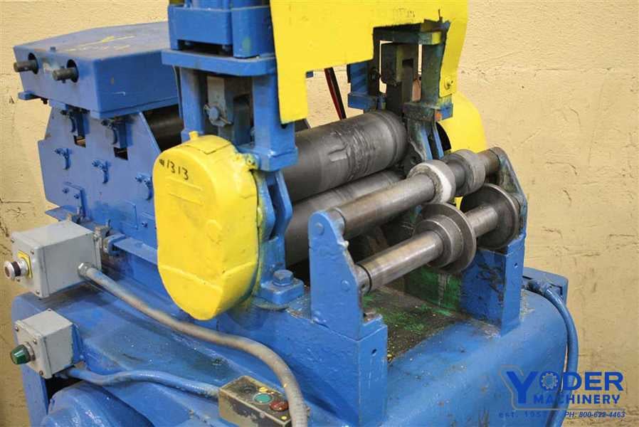12" x .125" Air Feeds #HS, straightener, 5 rolls 2 over 3,2-1/2" roll diameter, 1987, #55134 - Image 3
