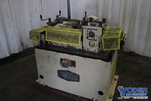 6" Tishken #7R6, leveler/feeder/straightener, 7 rolls 4 over 3, entry pinch rolls, #75073 - Image 1
