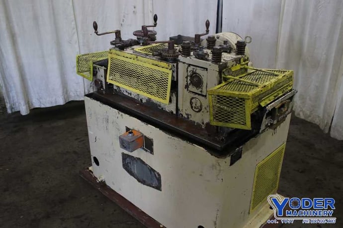 6" Tishken #7R6, leveler/feeder/straightener, 7 rolls 4 over 3, entry pinch rolls, #75073 - Image 2