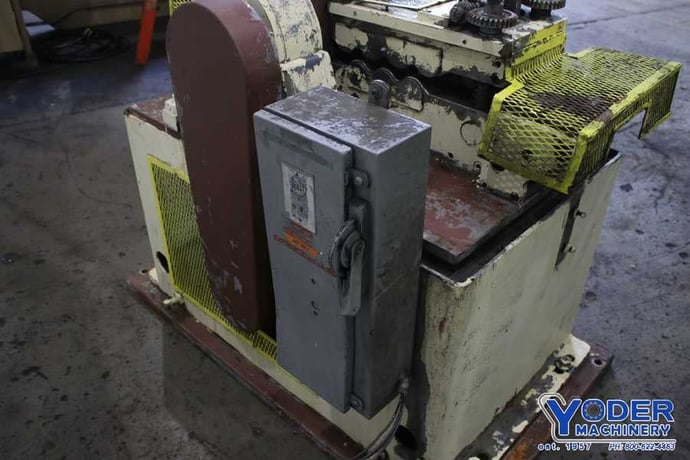 6" Tishken #7R6, leveler/feeder/straightener, 7 rolls 4 over 3, entry pinch rolls, #75073 - Image 5