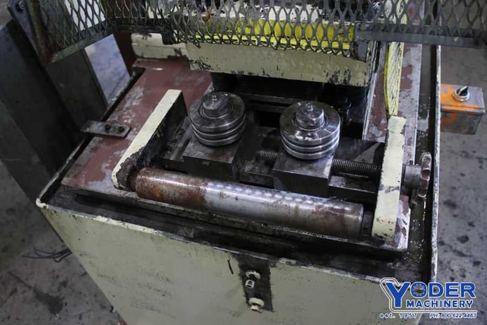 6" Tishken #7R6, leveler/feeder/straightener, 7 rolls 4 over 3, entry pinch rolls, #75073 - Image 6