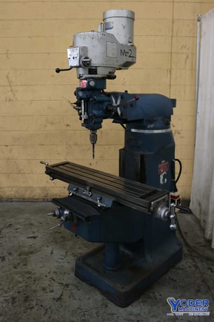 Cleveland #K2, vertical ram type mil, 9" x42" table, 3 HP, one shot lube, 1996, #73103 - Image 9