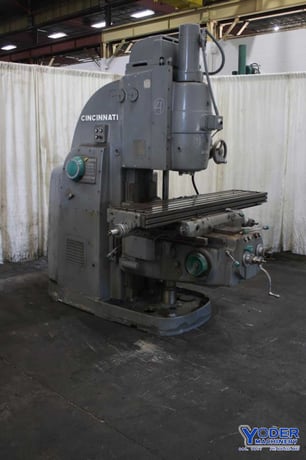 Cincinnati #415-15, vertical mill, 16-1/4" x79-3/4" table, coolant, power draw bar, #75370 - Image 1