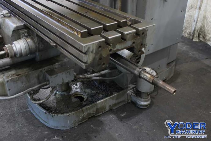 Cincinnati #415-15, vertical mill, 16-1/4" x79-3/4" table, coolant, power draw bar, #75370 - Image 7