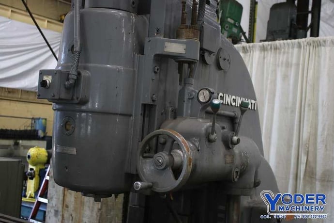 Cincinnati #415-15, vertical mill, 16-1/4" x79-3/4" table, coolant, power draw bar, #75370 - Image 8