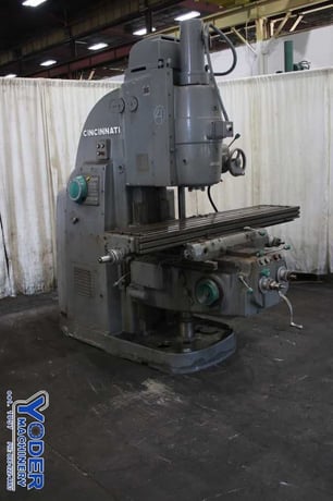 Cincinnati #415-15, vertical mill, 16-1/4" x79-3/4" table, coolant, power draw bar, #75370 - Image 9